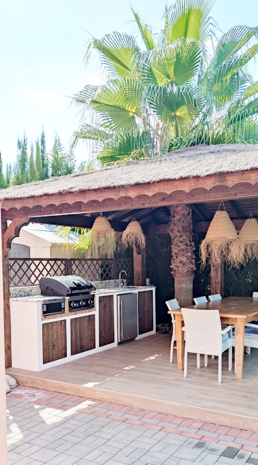 Final result Pergola with roof